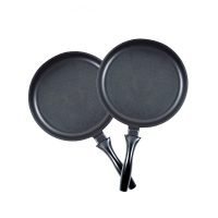 Simple Black Steel Pan Set